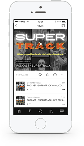 Podcast super track sur SoundCloud